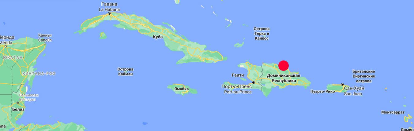 Покажи на карте доминикану. Карта Доминиканы. Доминиканская Республика на карте. Остров Доминикана на карте.
