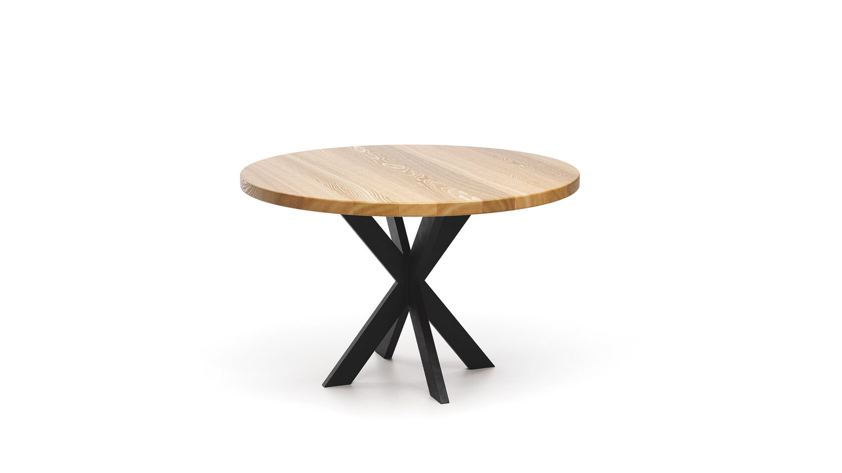 Современный стол Герди в стиле лофт ▪ модель loftab017 ▪ столешница из массива дерева ▪ вид сверху