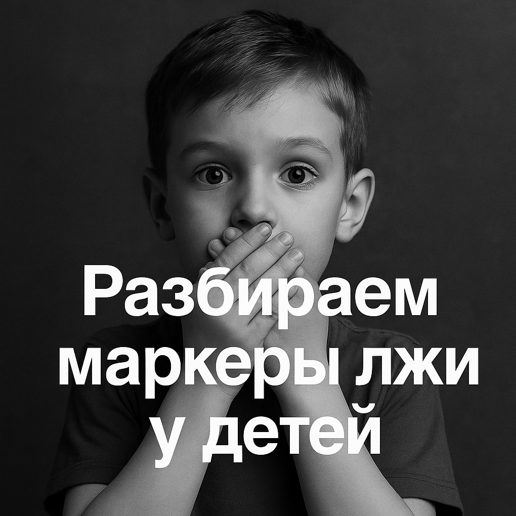Маркеры лжи у детей