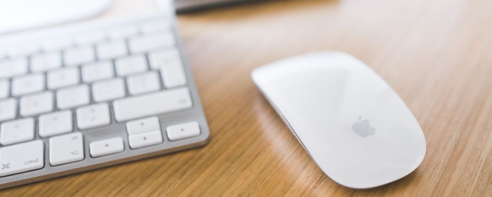 компьютер, рабочий стол, мышка