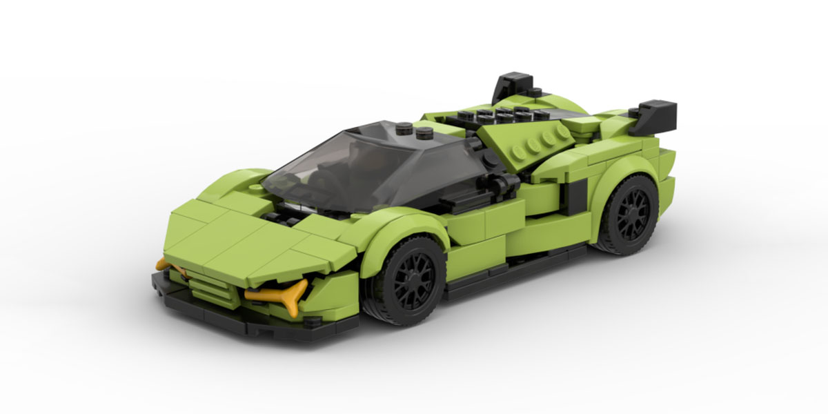 LEGO самоделка: Lamborghini Sian (рис. 1)