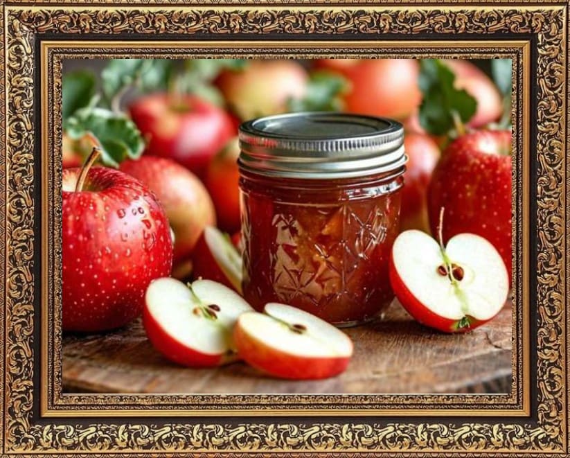 яблочное варенье дольками янтарное