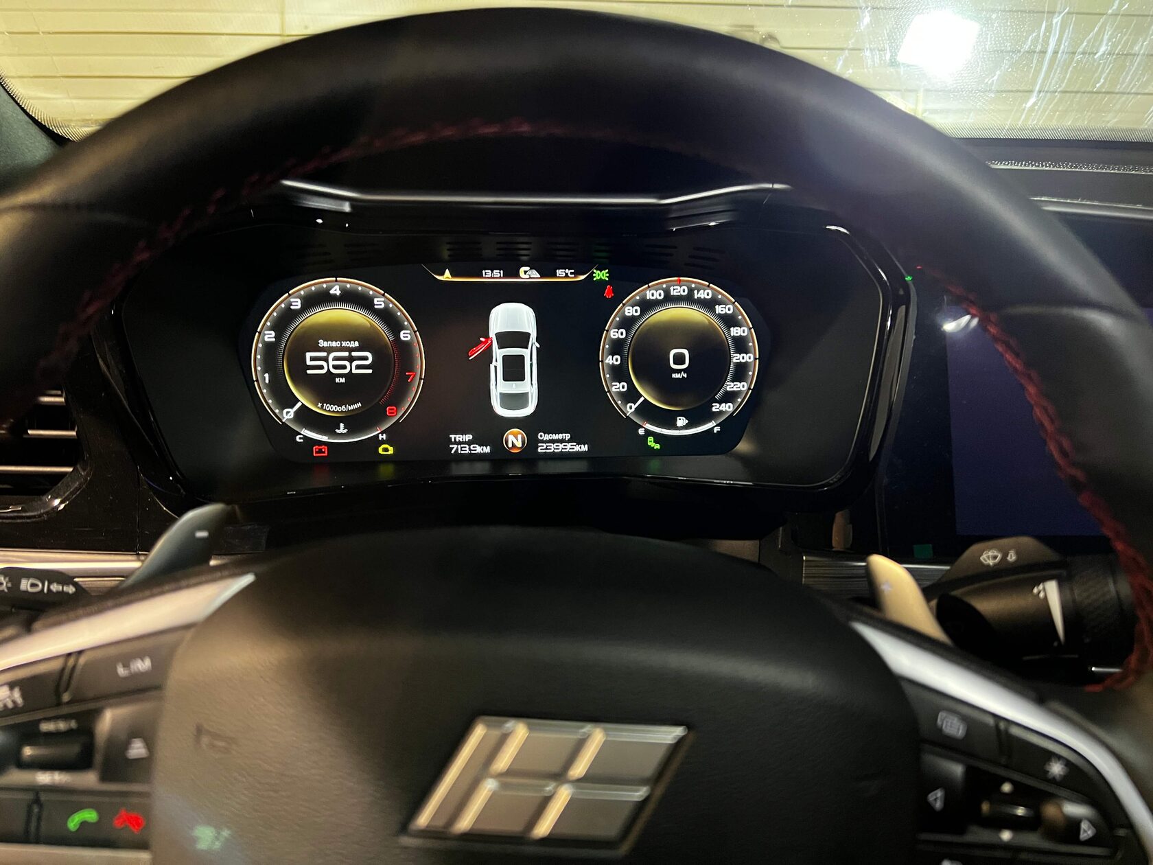 Одометр Geely Tugella