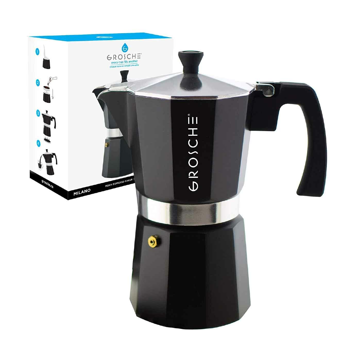 6 Cup Classic Italian and Cuban Coffee Brewing Cafetera Six Cup Stovetop  Espresso and Coffee Maker Moka Pot - China Coffee Pot and Coffee Maker  price