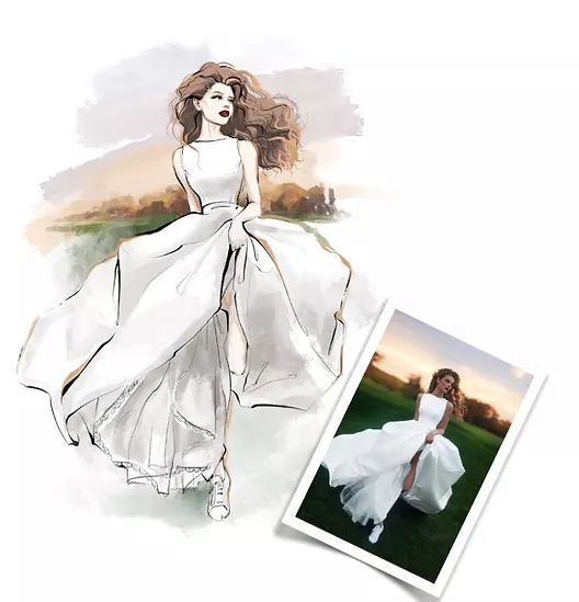 Скетч на заказ по фото