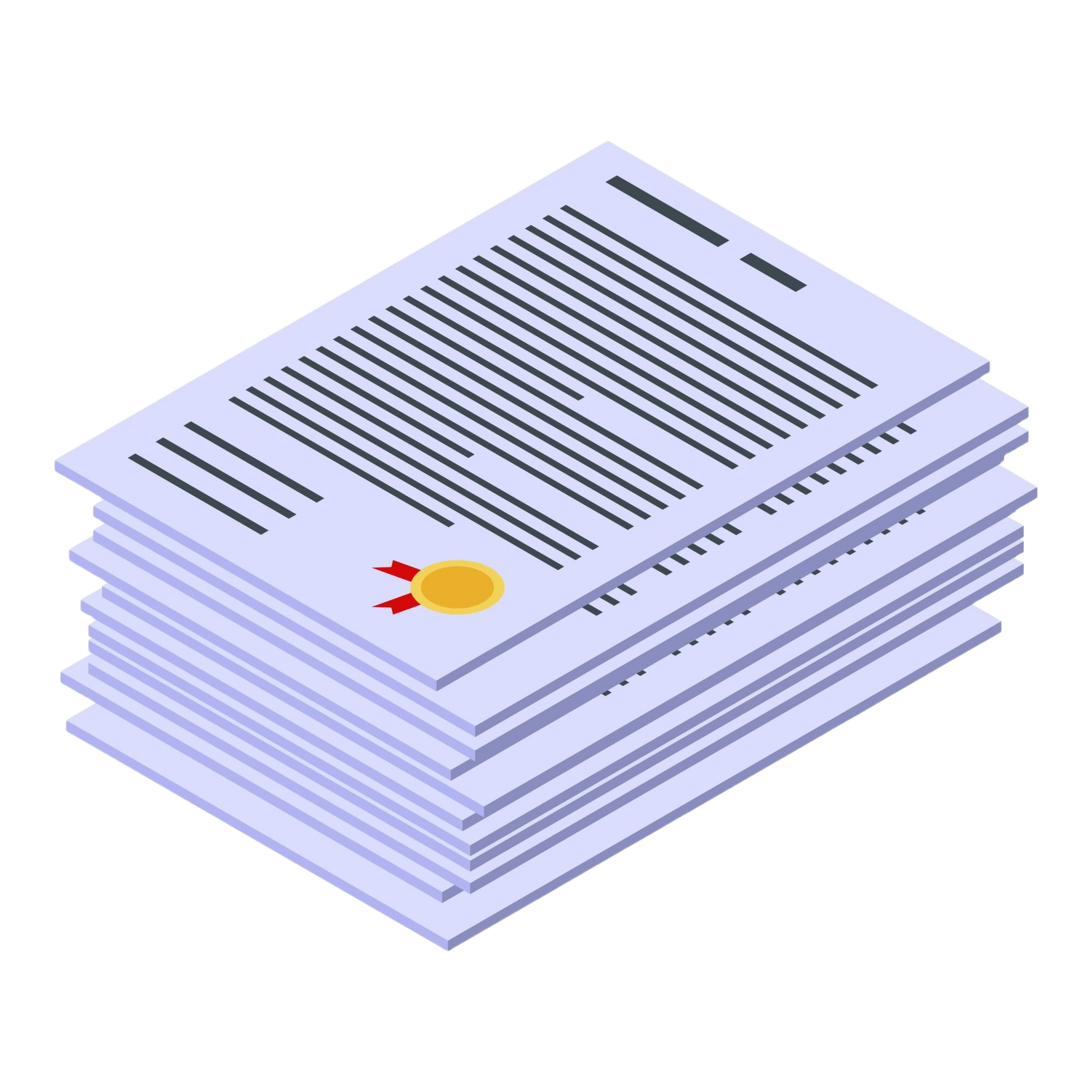 Много листов с договорами