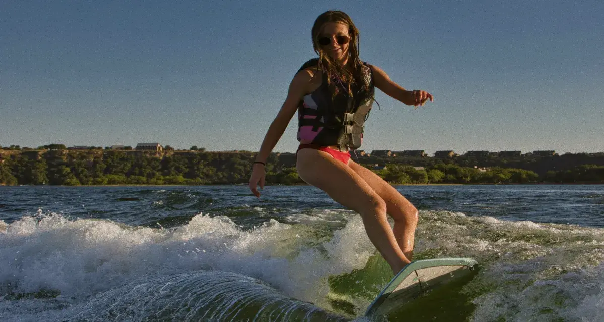 Вейксерфинг за катером на Волге — VOLGA WAKE CLUB, Самара