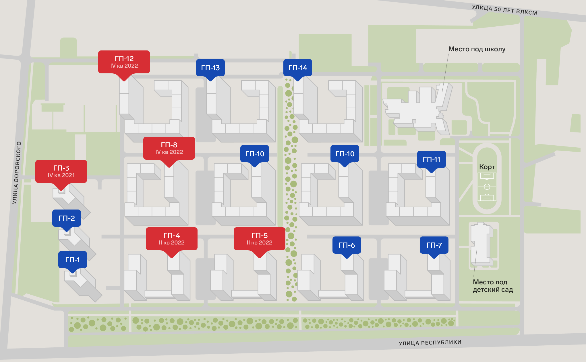 Карта застройщиков москвы