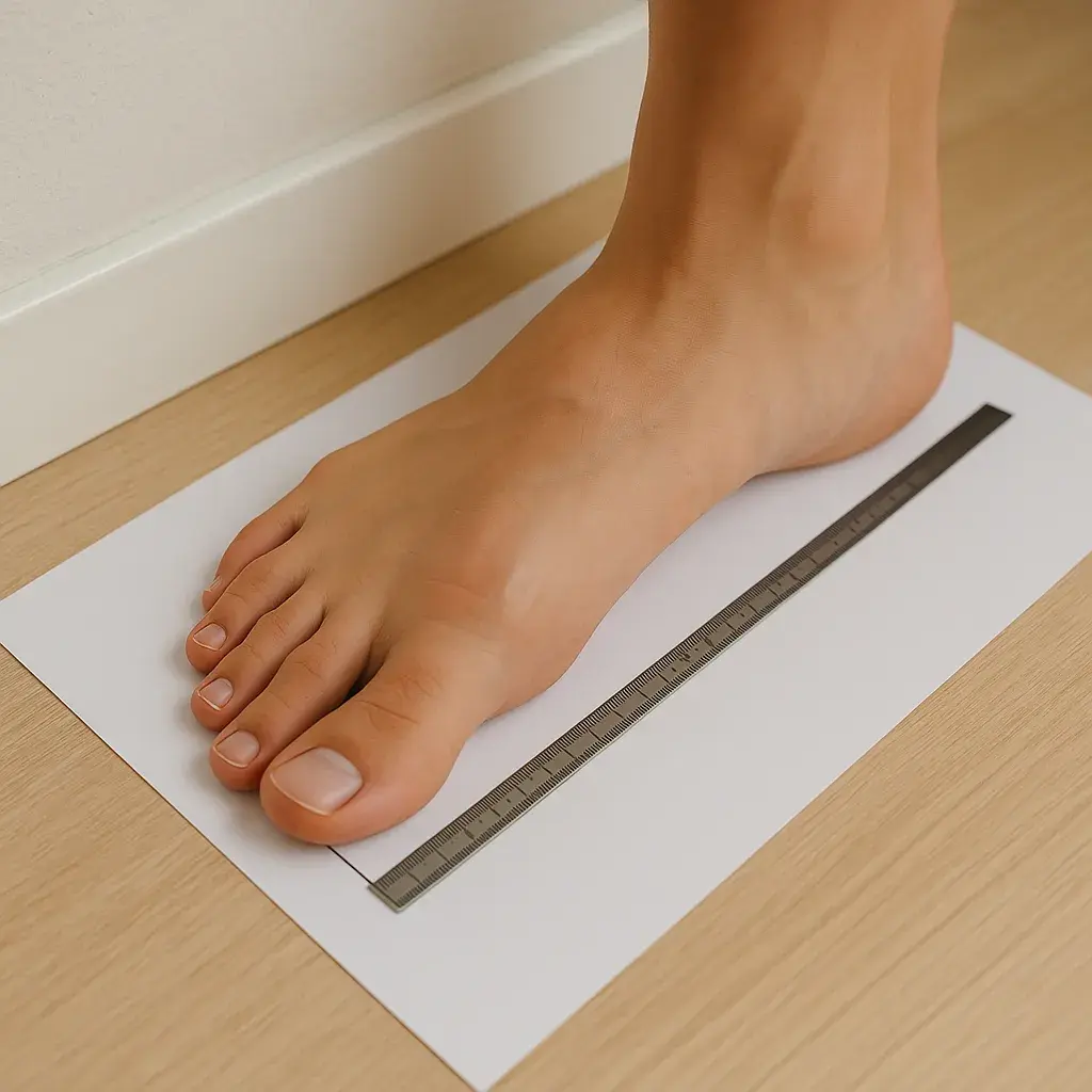 Как измерить ногу для Adidas Samba