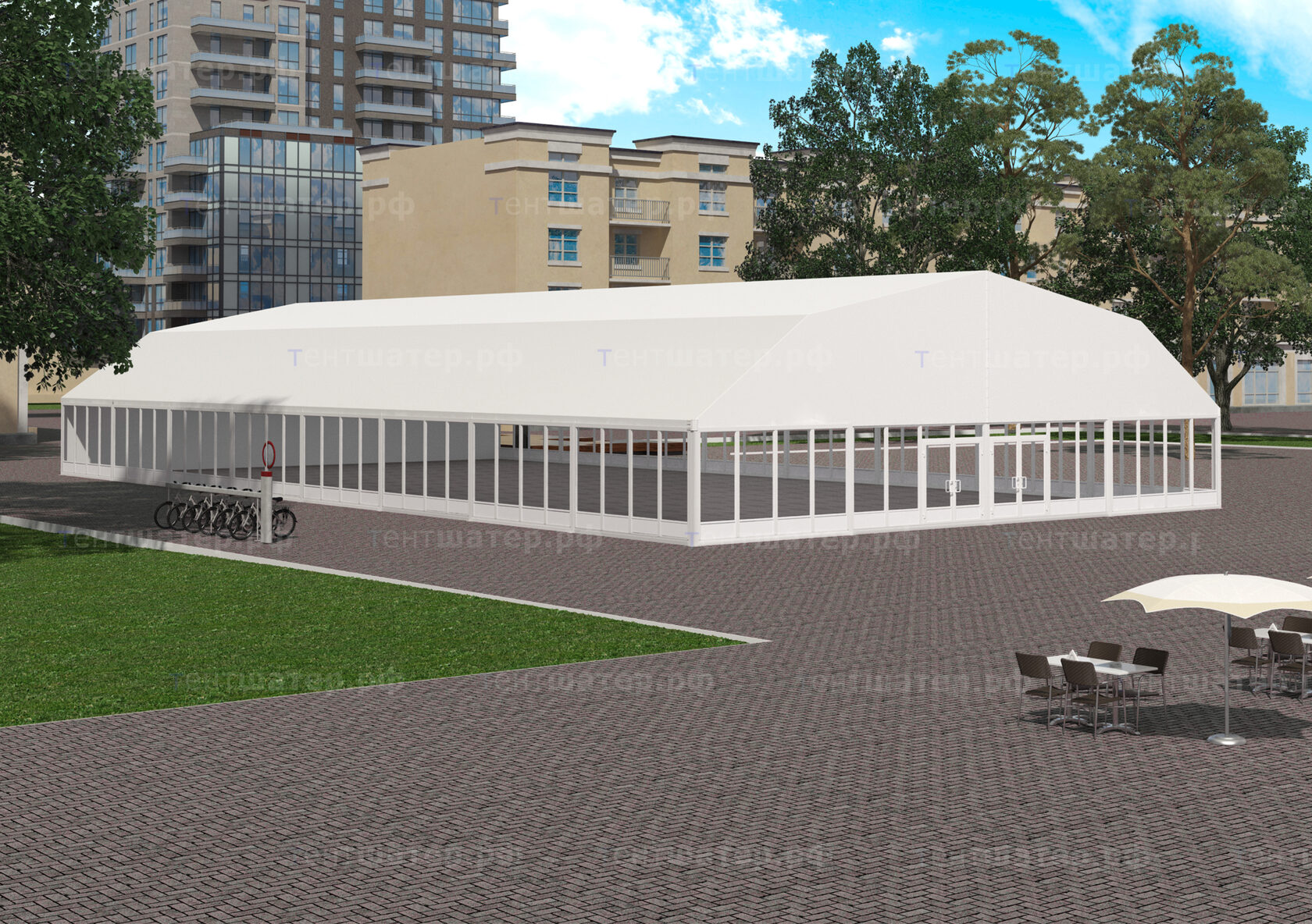 АрендаШатра.рф Пагода 5x5