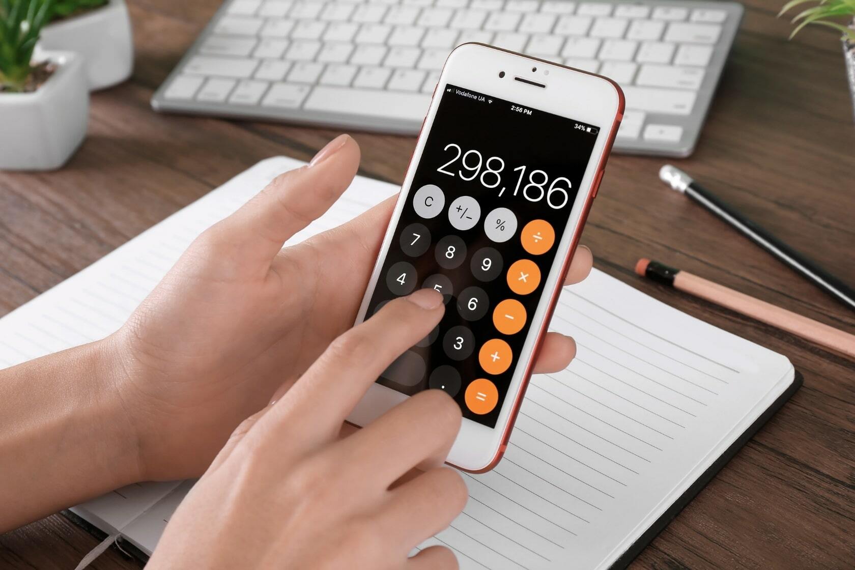 How to hide any data under the guise of a regular calculator