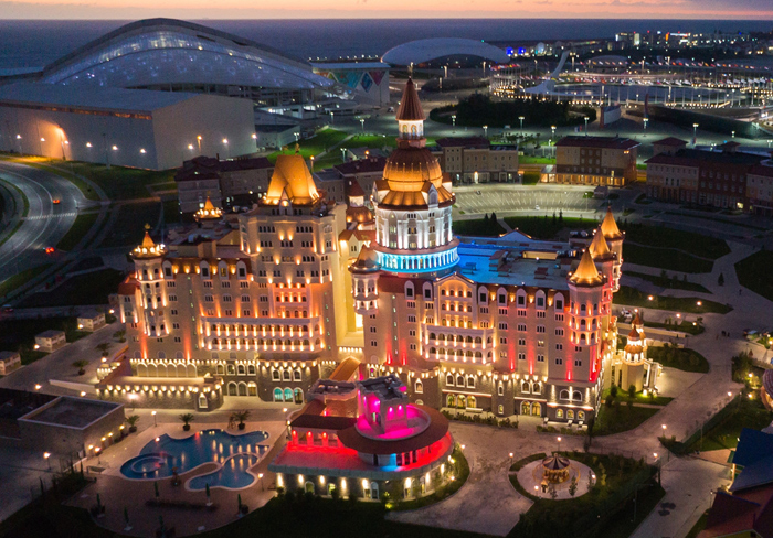 Развлечения в отеле Богатырь Сочи