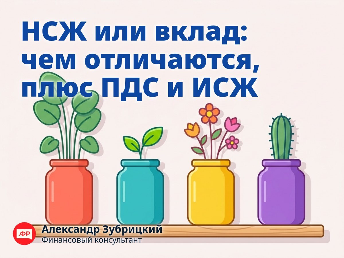 НСЖ или вклад: чем отличаются, плюс ПДС и ИСЖ