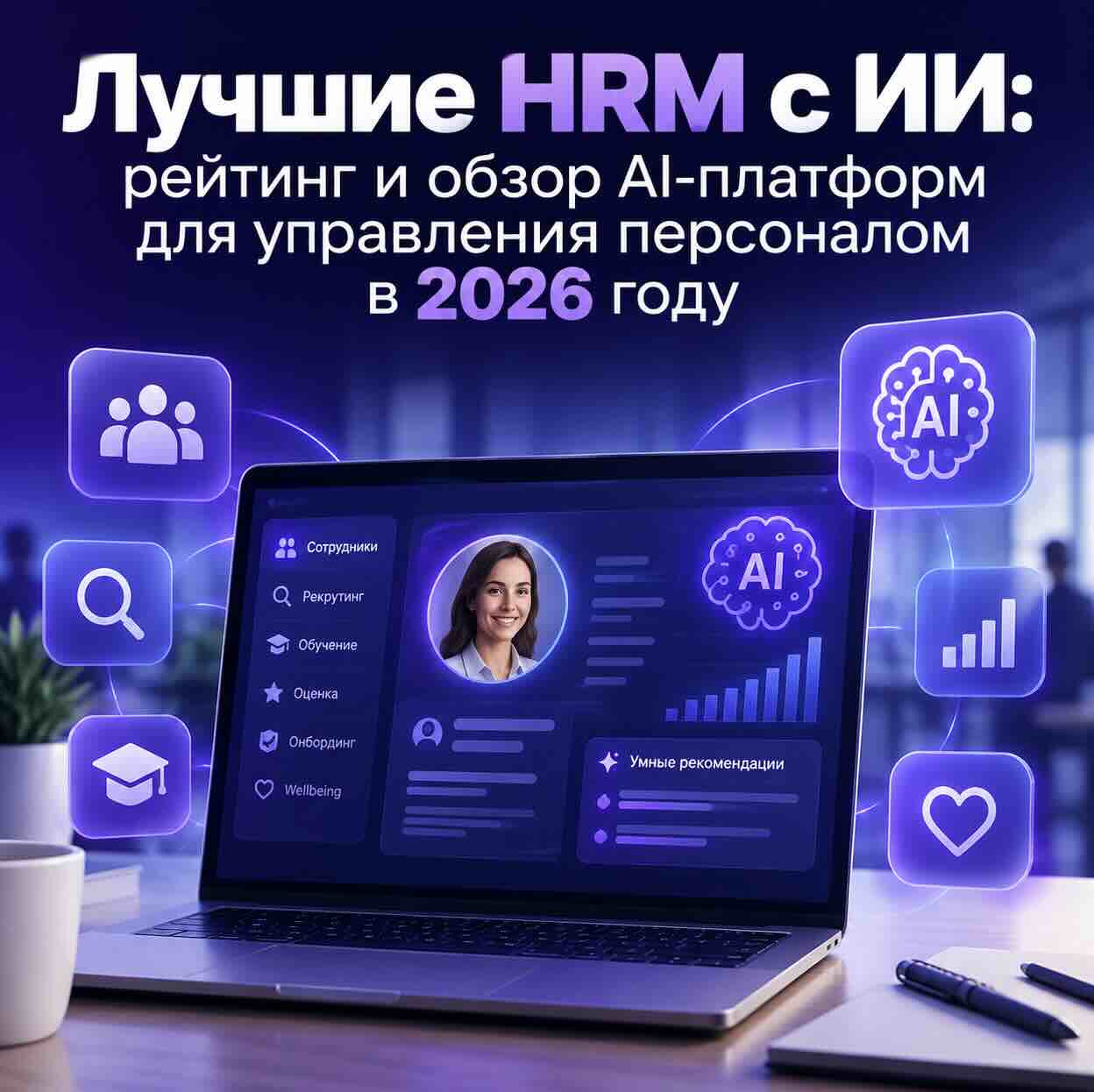 Лучшие HRM с ИИ: рейтинг и обзор AI-платформ для управления персоналом в 2026 году