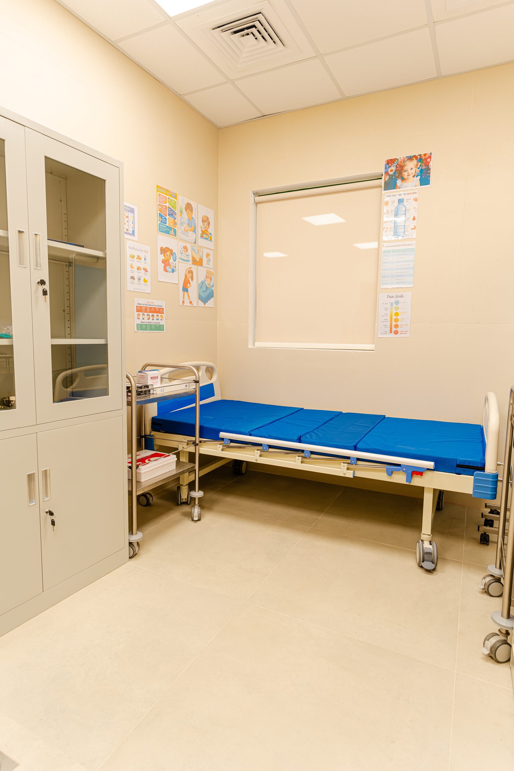 Child-friendly medical and wellness room at Paddington Park Early Childhood Centre