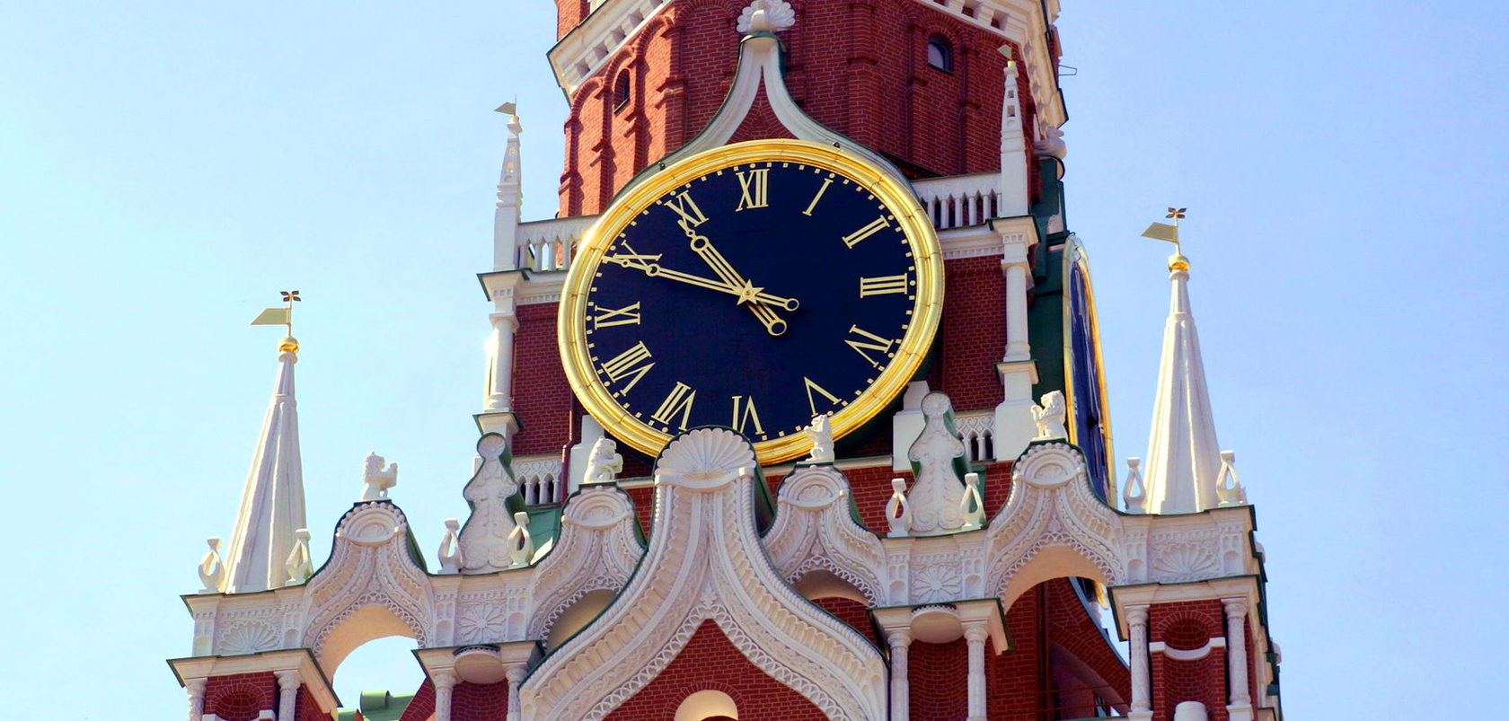 Часы Спасской башни Московского Кремля