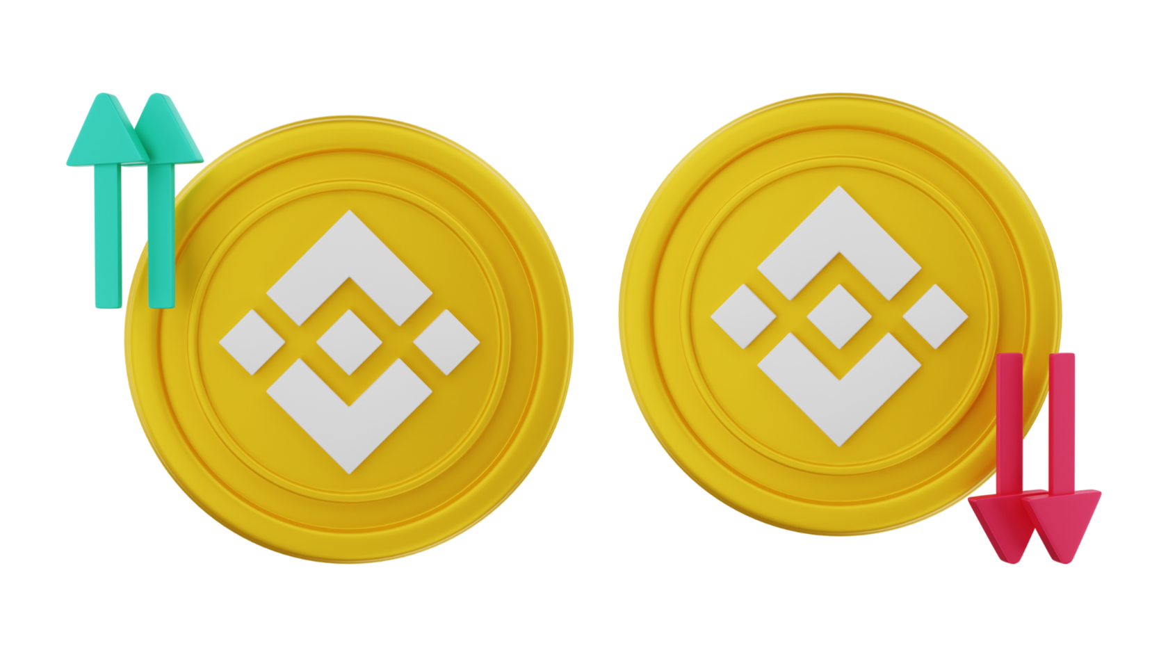 Monedas de BNB en representación de las comisiones binance para makers y takers