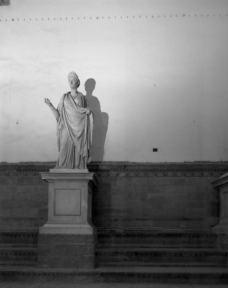 Statue. Florence. 2006. BW Negative.
