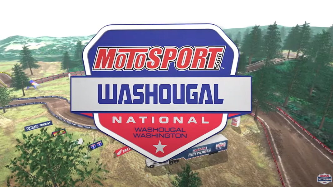 АМА Мотокросс 2021: Анимация трека Washougal