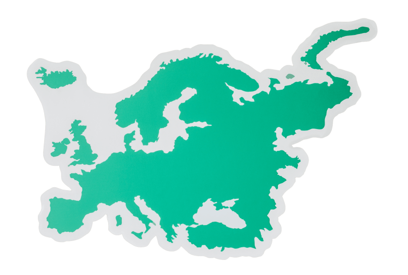 карта, европа