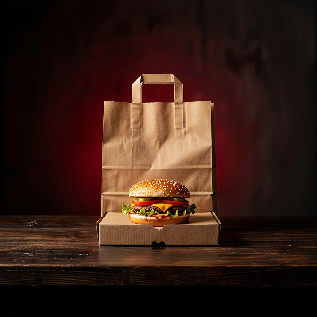 Бургер и пицца навынос из Lounge Beer Burger