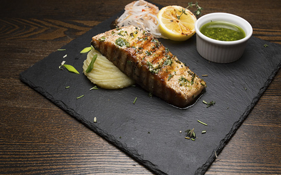 Стейк из семги