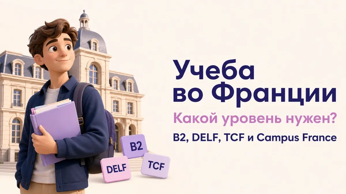 Абитуриент выбирает DELF и TCF для поступления во Францию