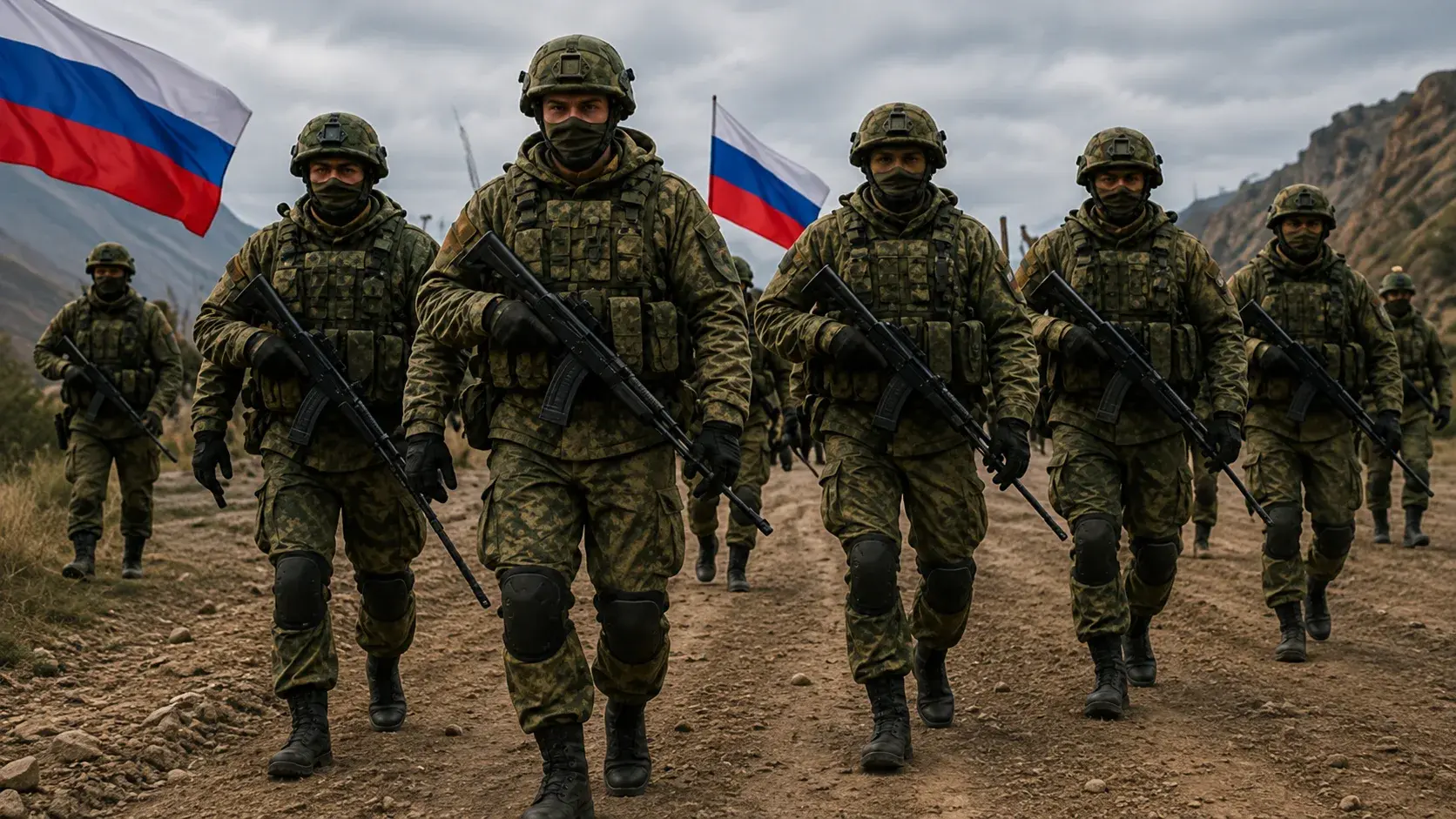 Группа военнослужащих перед прохождением службы