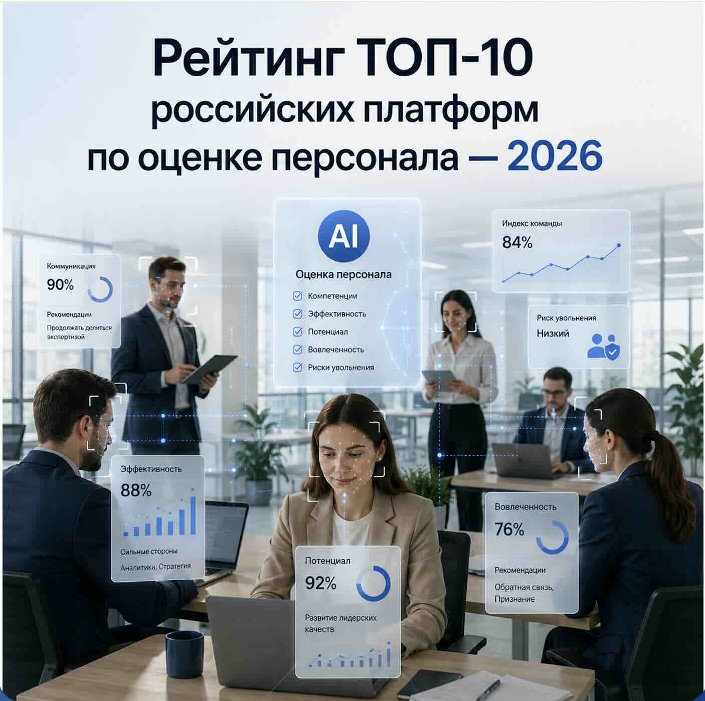Рейтинг ТОП-10 российских платформ по оценке персонала — 2026