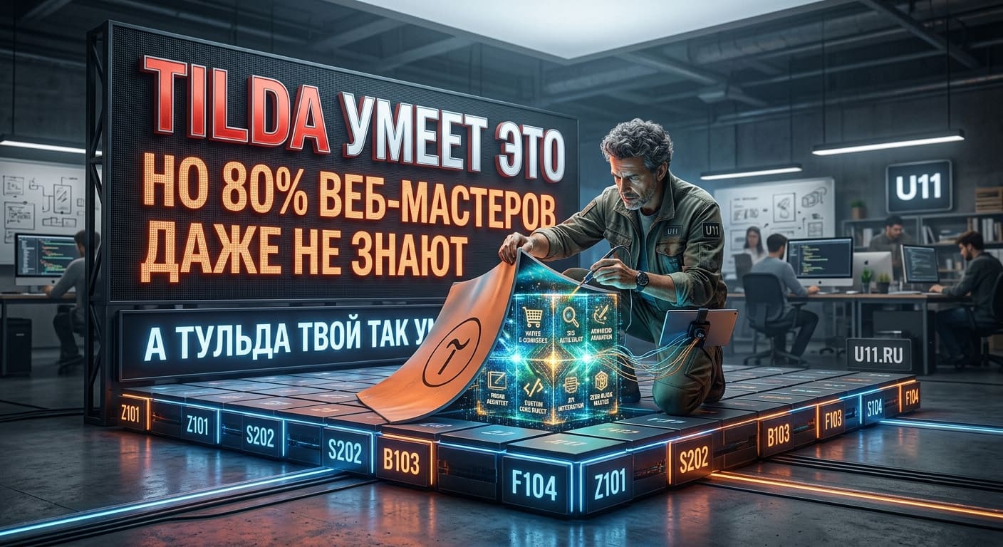 Тильда умеет это — но 80 веб-мастеров даже не знают