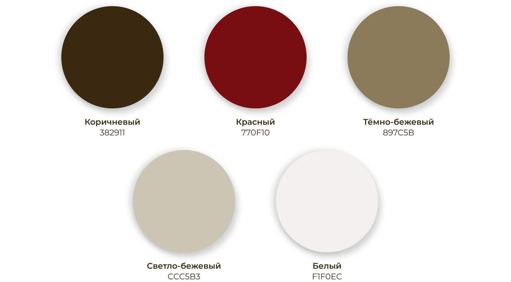 Цветовая палитра — коричневый, красный, бежевый — оттенки уверенности и авторитета.