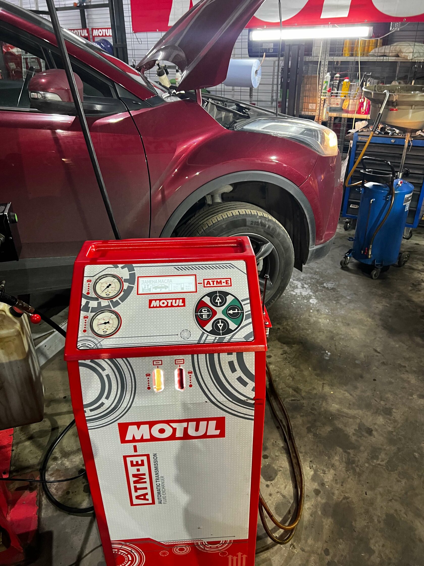 Процесс замещения масла в CVT