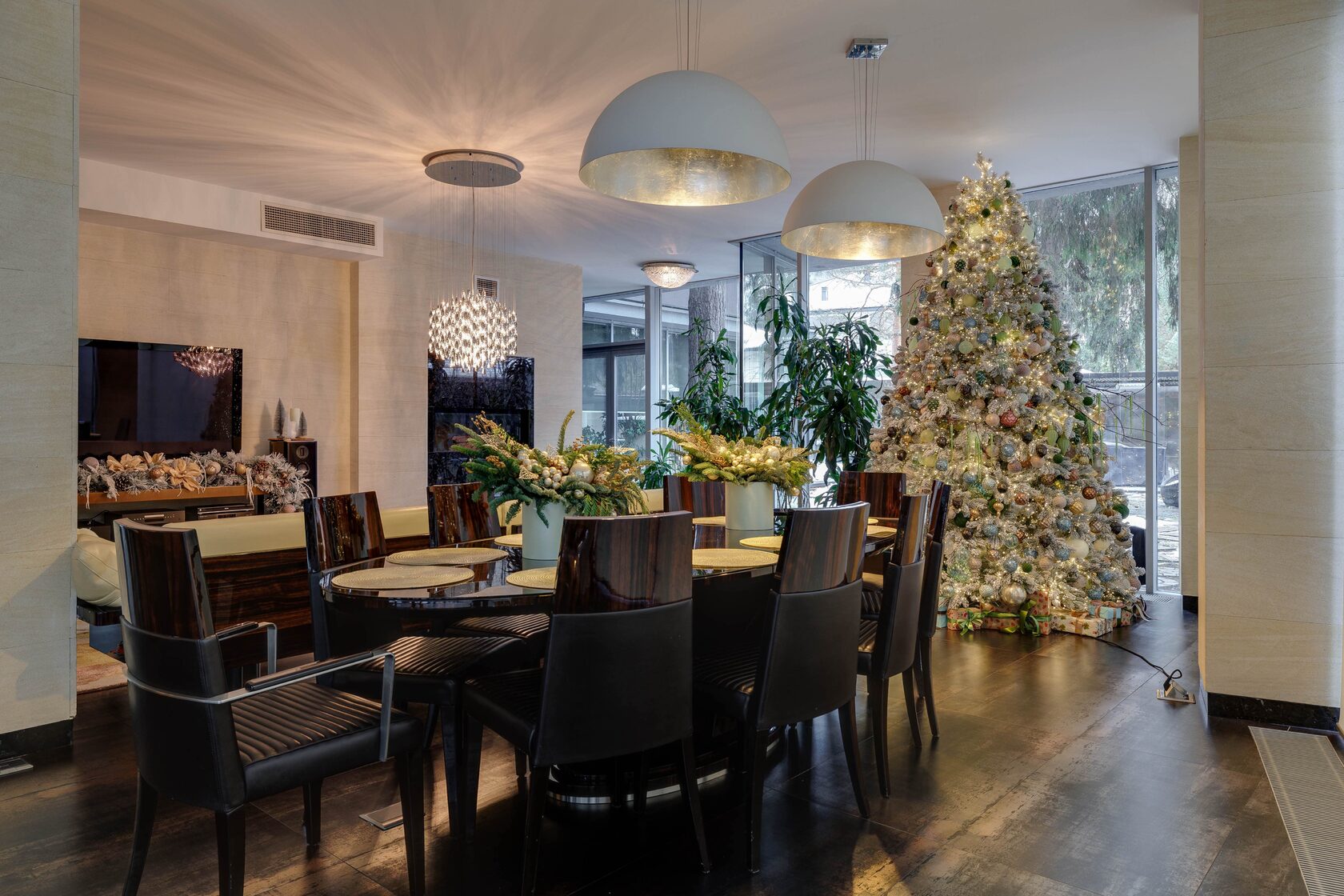 как украсить квартиру на новый год 2026, новогодний интерьер 2026, елка 2026 тренды 