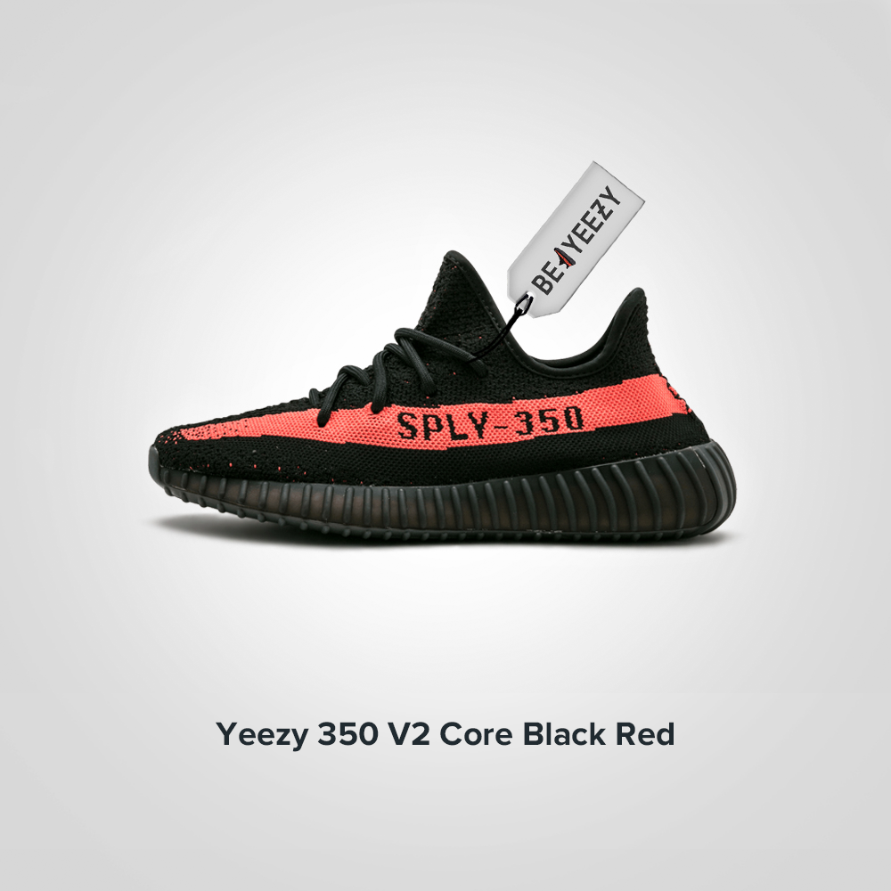 Adidas yeezy cheap red black