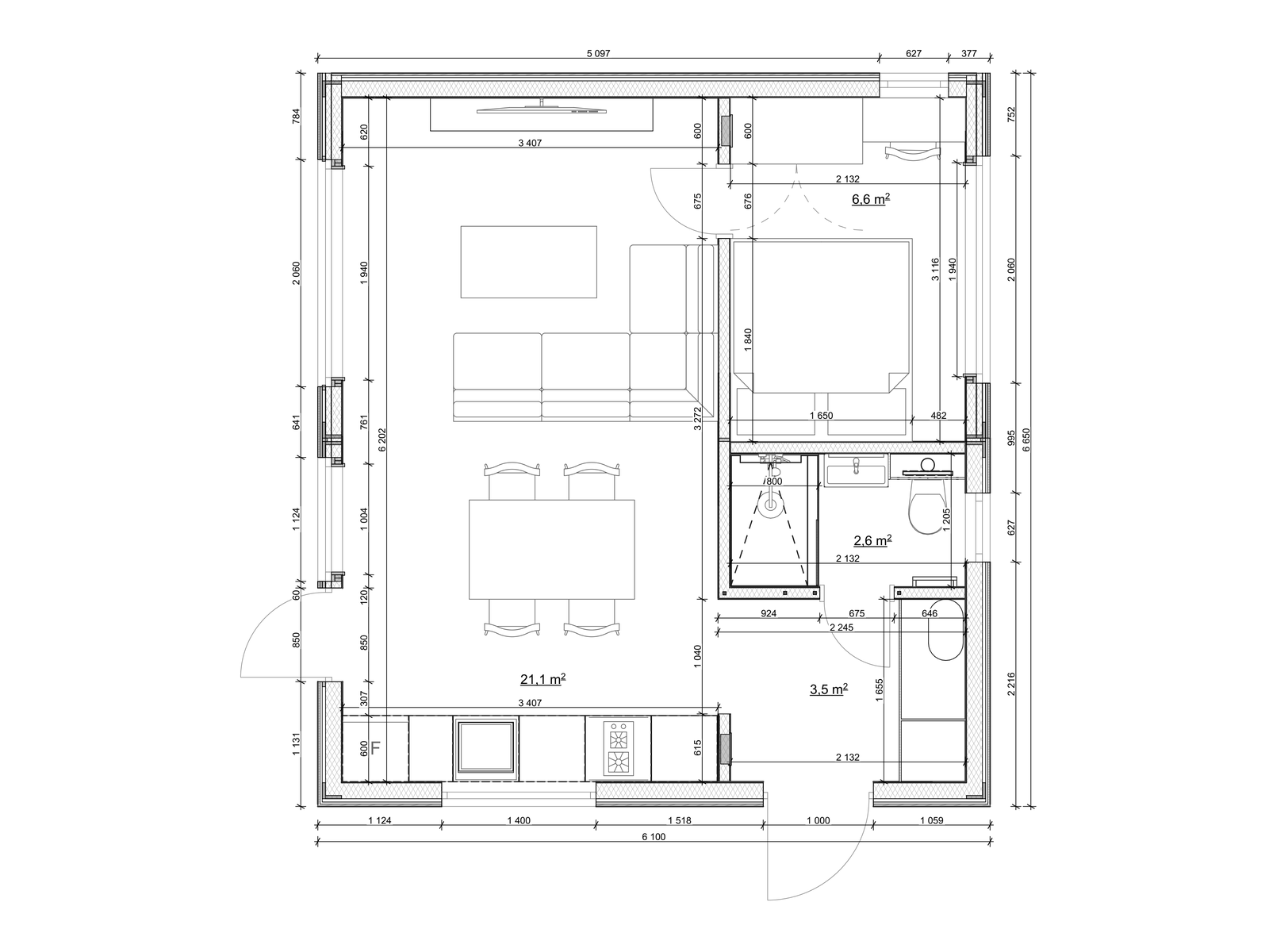 TETFLAT 120 — планировка