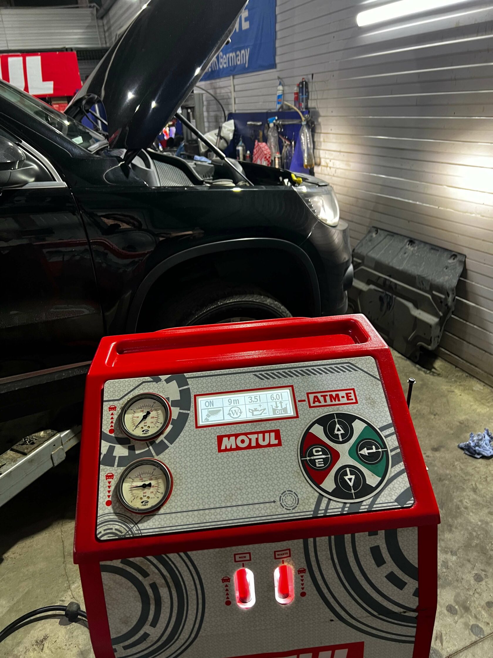 Результат замены масла в Motul Team