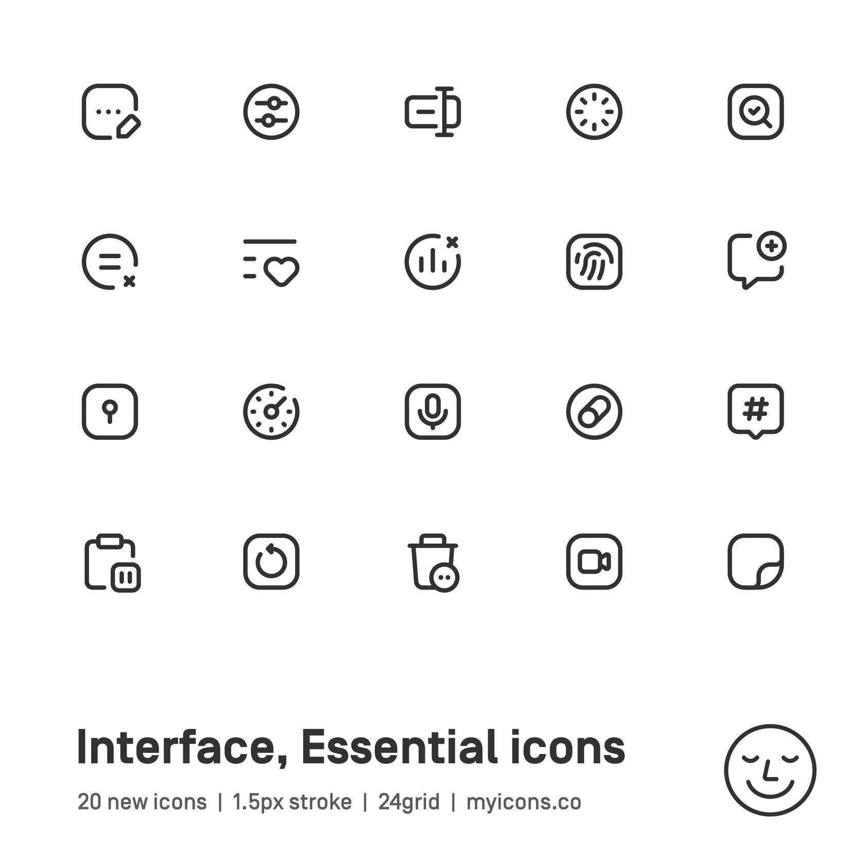 Myicons — Interface, Essential, Ui icons