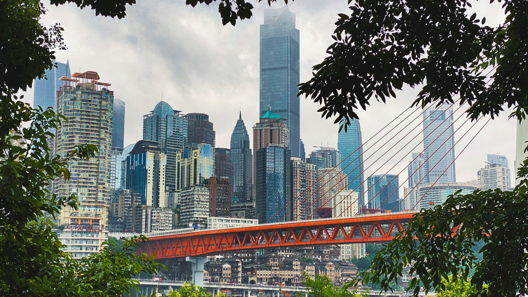 Город Чунцин. Китай.