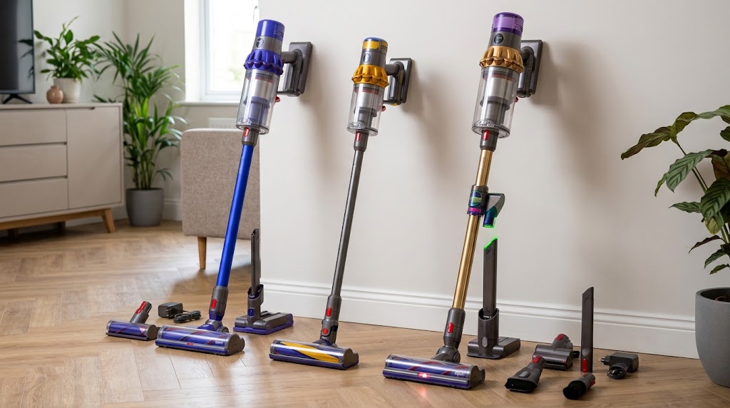 Сравнение беспроводных пылесосов Dyson