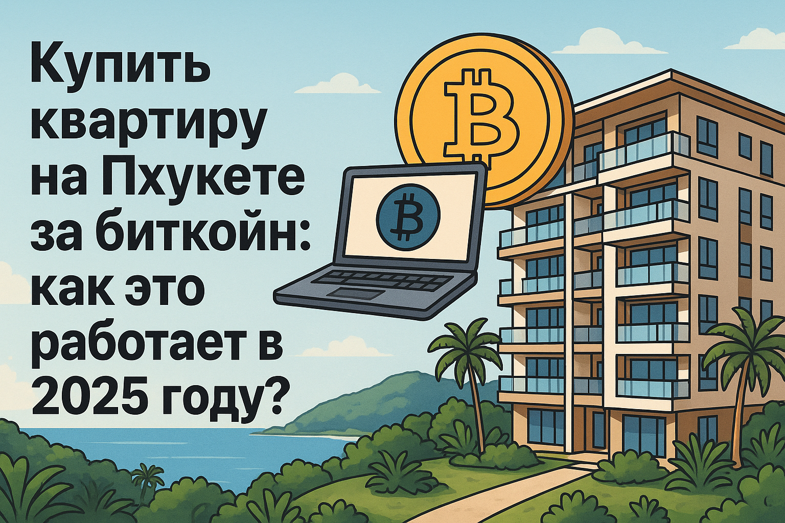 Инвесторы, криптоэнтузиасты и просто поклонники новых технологий всё чаще интересуются вопросом: можно ли купить квартиру на Пхукете за биткойн? В 2025 году такой способ оплаты стал не просто возможным, а удобным, быстрым и юридически безопасным. В этой с