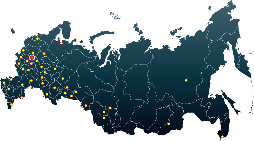 Векторная карта регионов россии