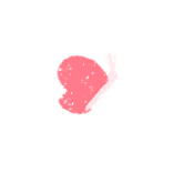 Детская иллюстрация маленькой бабочки с розовыми крыльями которая летает в воздухе для настольной игры три пирога для детей