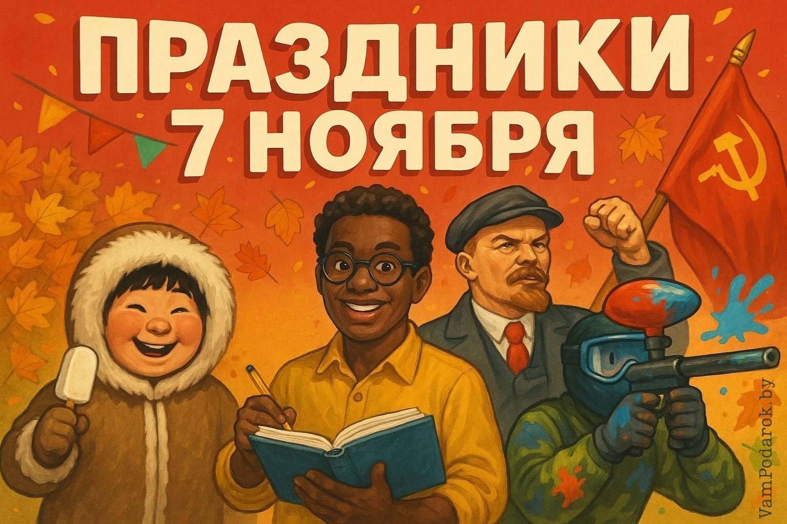 Праздники 7 ноября 2025 года – картинки и открытки