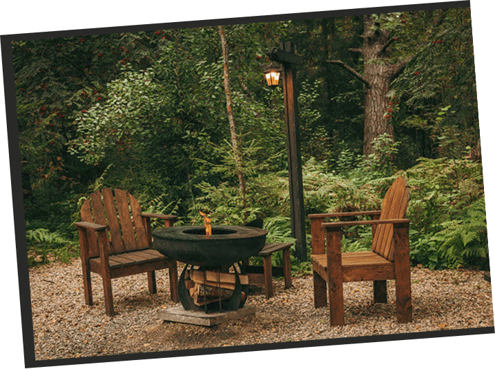 Отдых на террасе афрейм дома Подмосковье