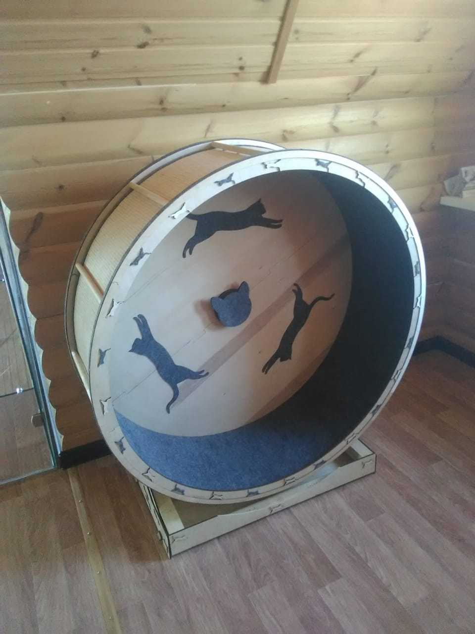 Беговое колесо из фанеры