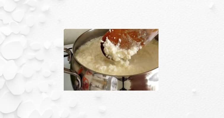 Приготовление творога из молока и кефира: шаг 5