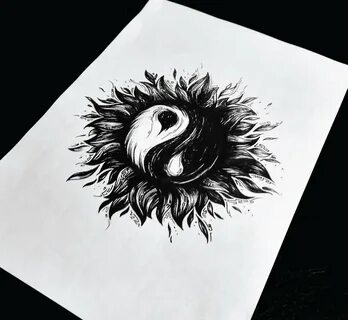 Символика инь-янь в татуировке