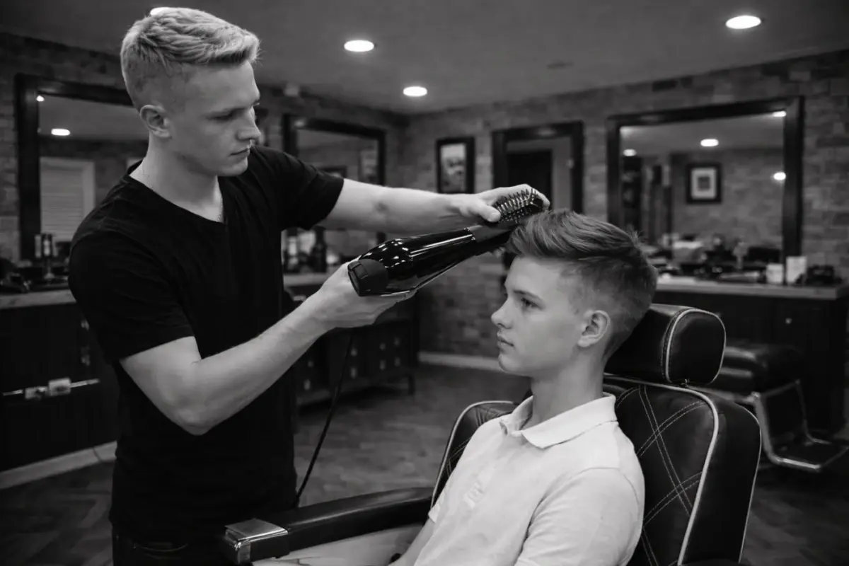 Интерьер премиум барбершопа в Петрозаводске