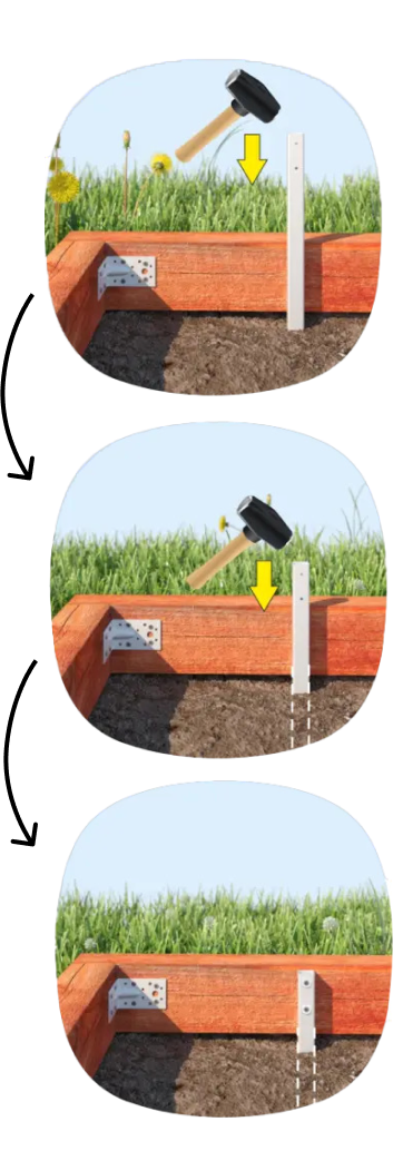 Фундамент из бруса под теплицу