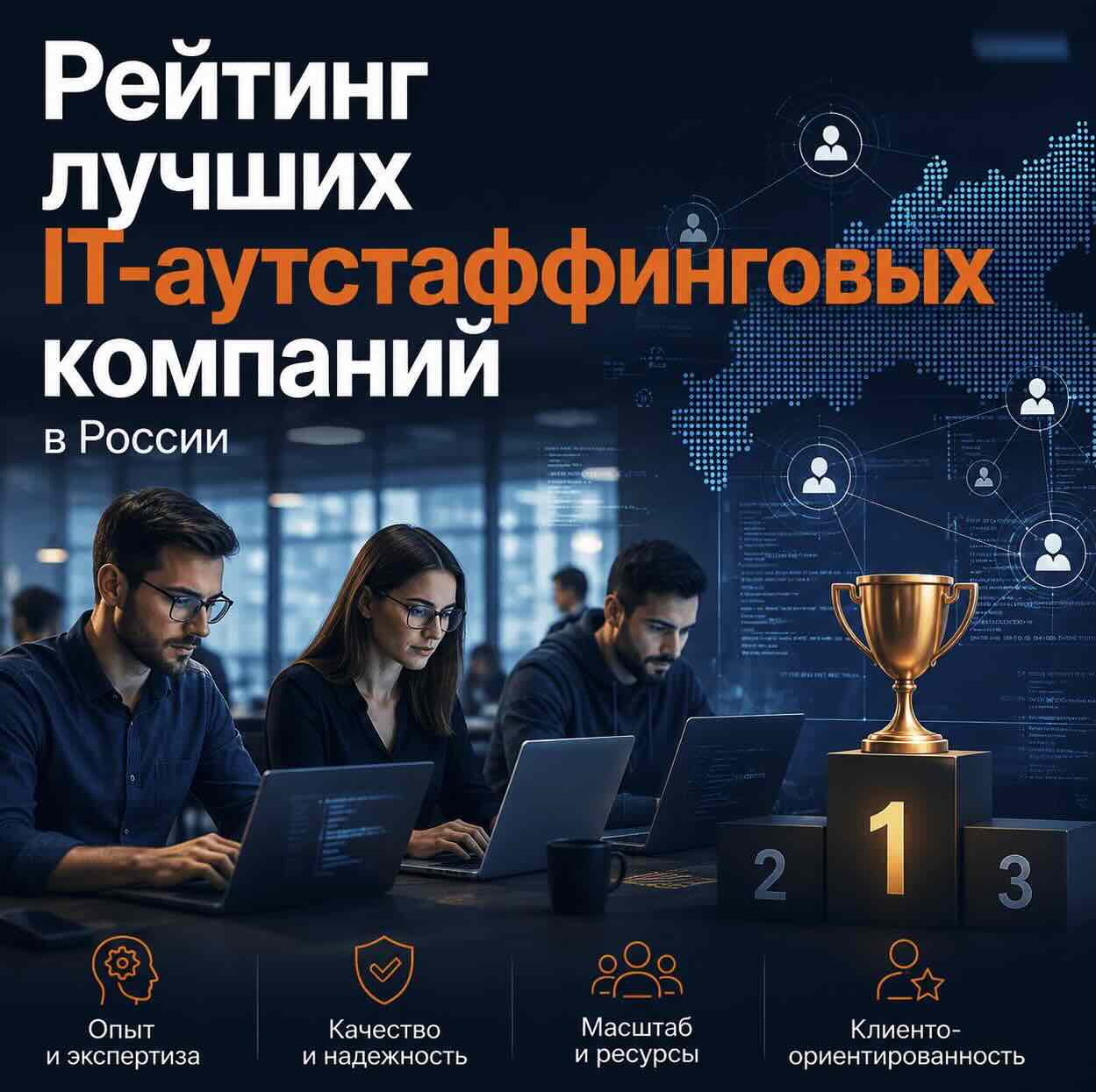 Рейтинг лучших IT-аутстаффинговых компаний в России